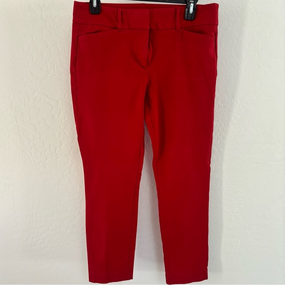 Loft Outlet Skinny Ankle Pant with Side Slit Pockets - Picture 1 of 5
